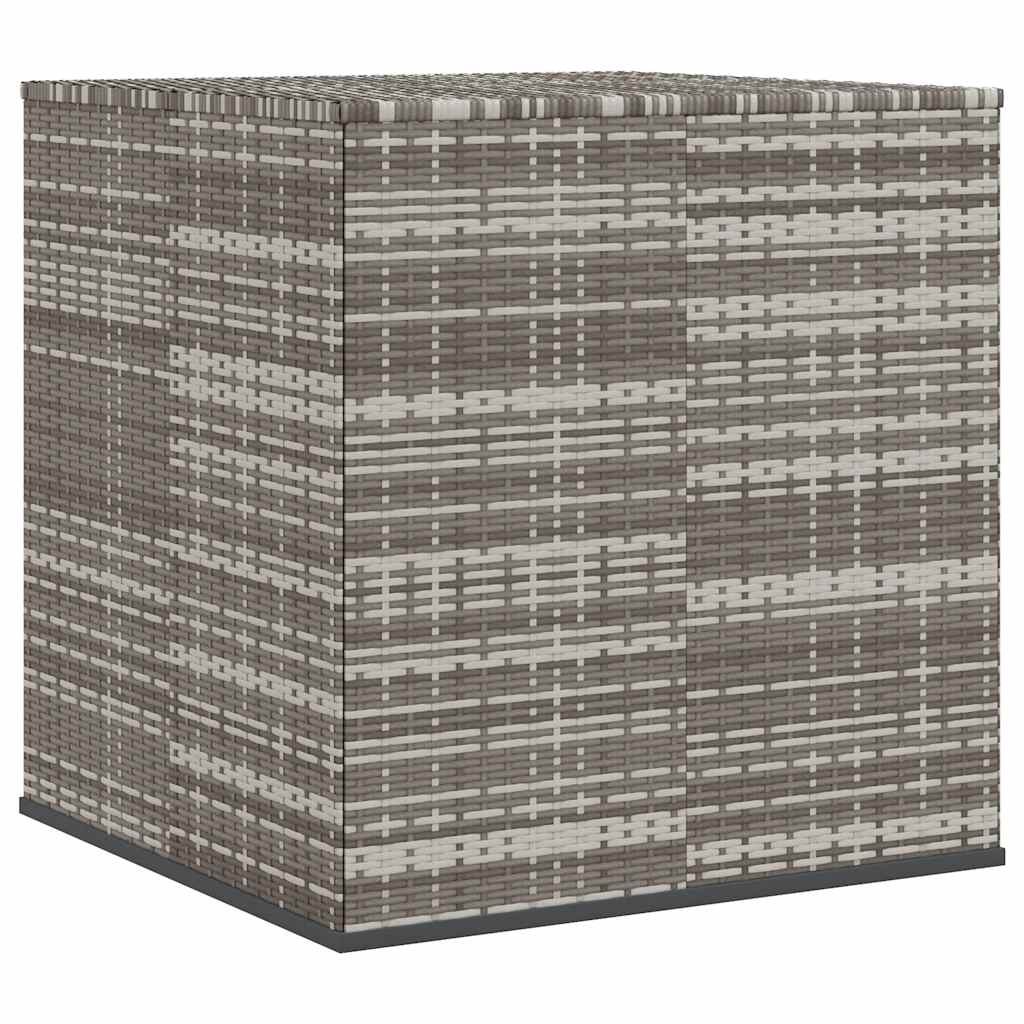 Tuinbox 100x97,5x104 cm polyetheen rattan grijs is nu te koop bij PeponiXL, paradijselijk wonen!