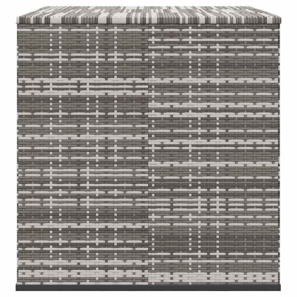 Tuinbox 145x100x103 cm polyetheen rattan grijs is nu te koop bij PeponiXL, paradijselijk wonen!