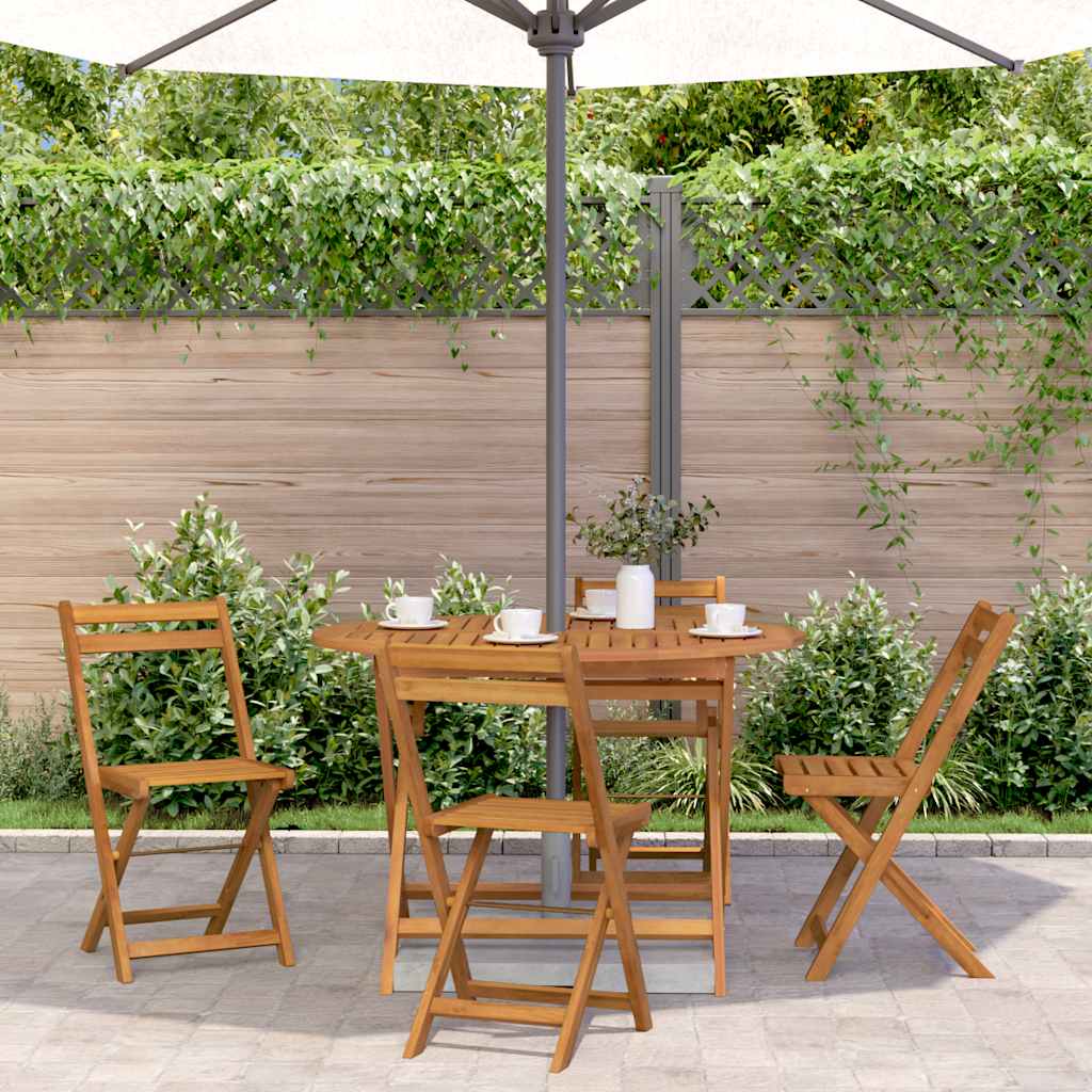 Tuintafel inklapbaar 110 cm massief acaciahout is nu te koop bij PeponiXL, paradijselijk wonen!
