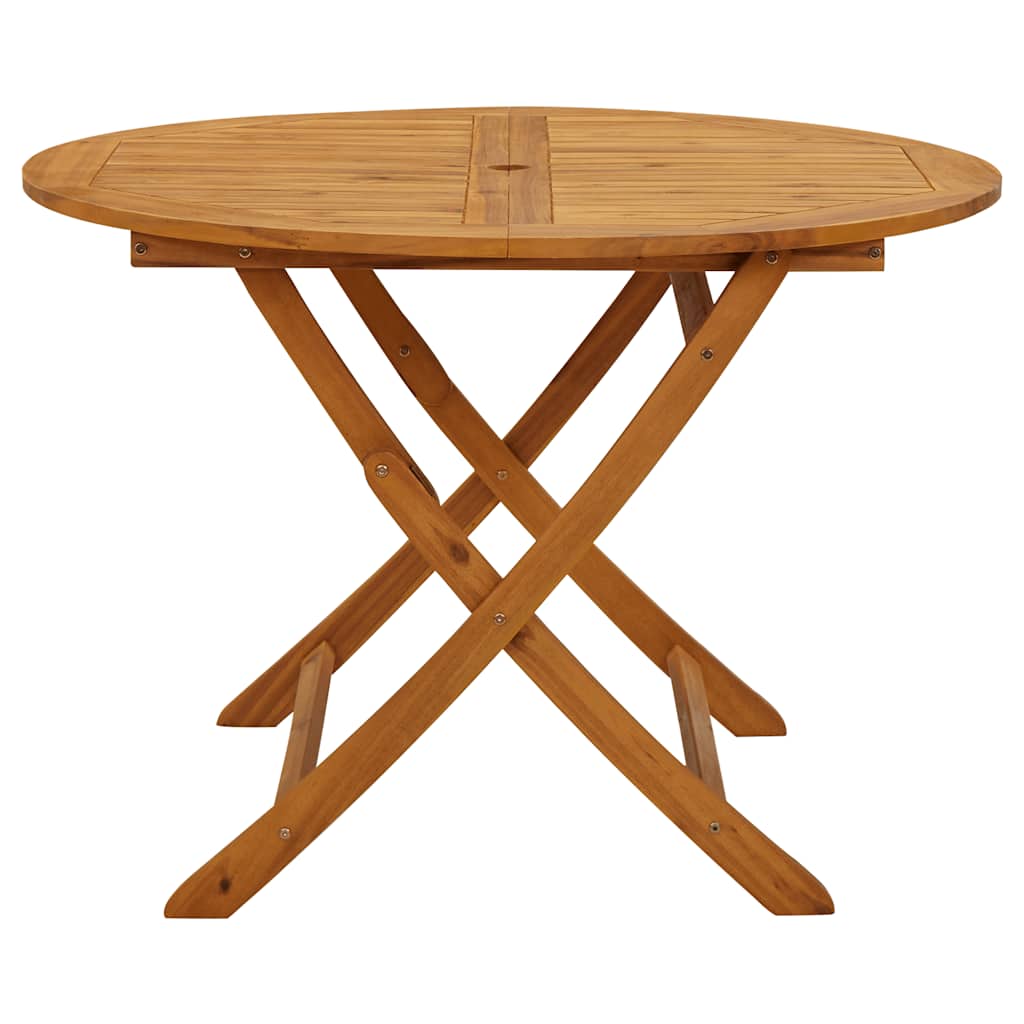 Tuintafel inklapbaar 110 cm massief acaciahout is nu te koop bij PeponiXL, paradijselijk wonen!