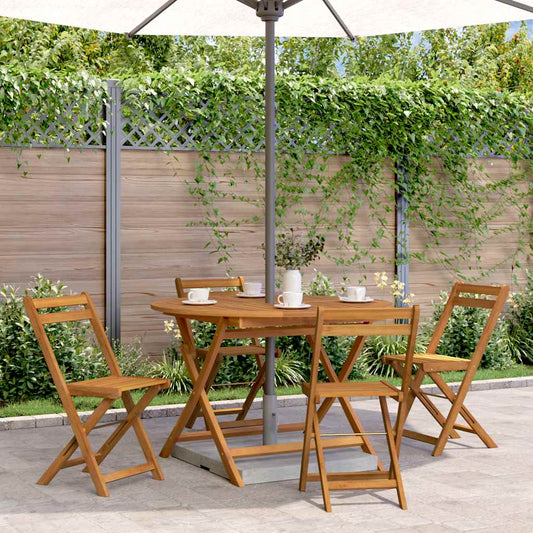 Tuintafel inklapbaar 110 cm massief acaciahout is nu te koop bij PeponiXL, paradijselijk wonen!