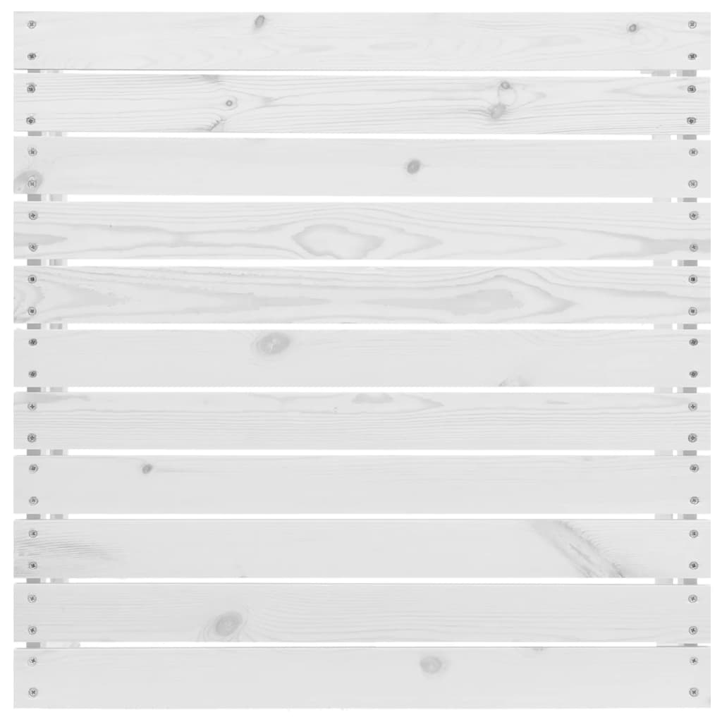 3-delige Loungeset met kussens massief grenenhout wit is nu te koop bij PeponiXL, paradijselijk wonen!