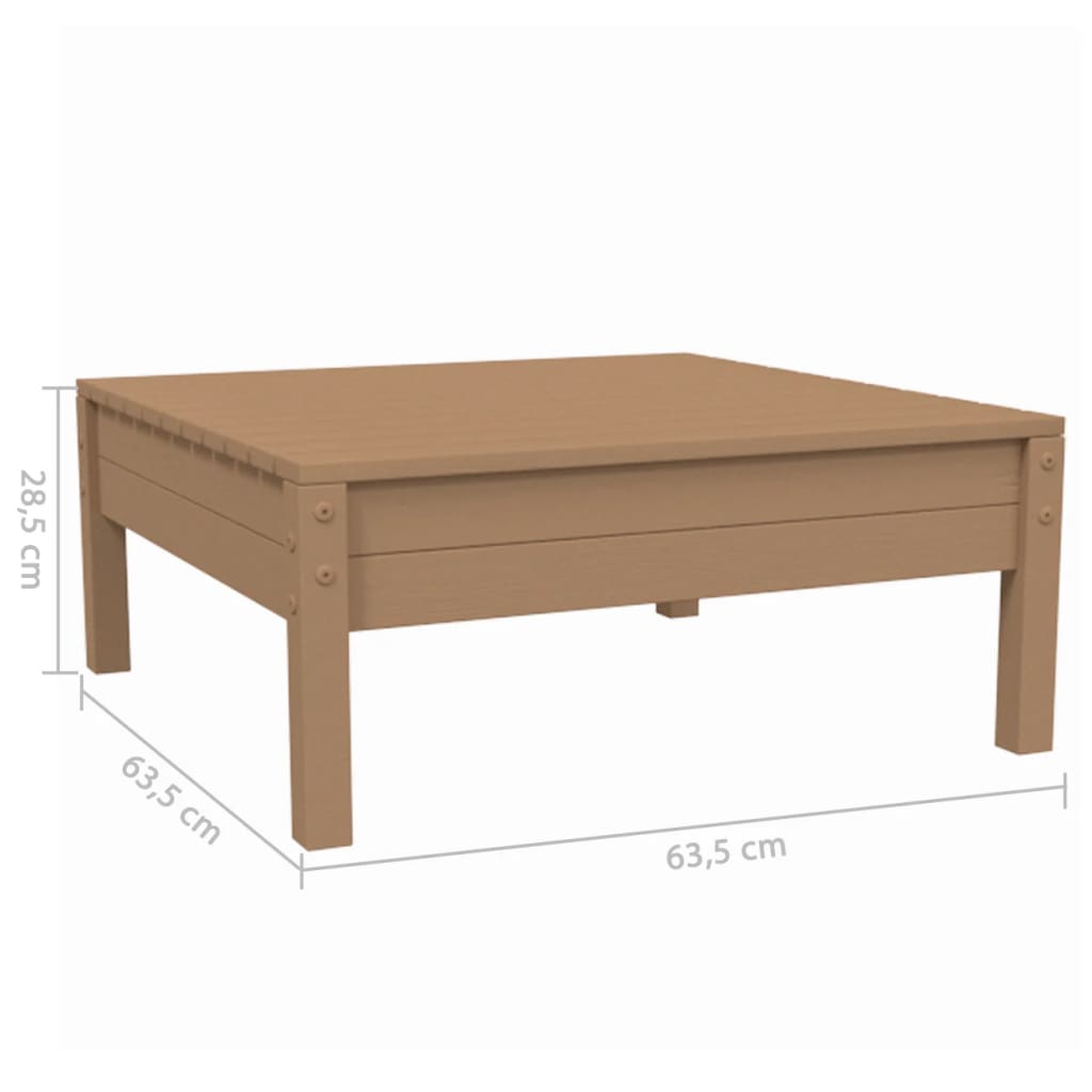 3-delige Loungeset met crèmekleurige kussens massief grenenhout is nu te koop bij PeponiXL, paradijselijk wonen!