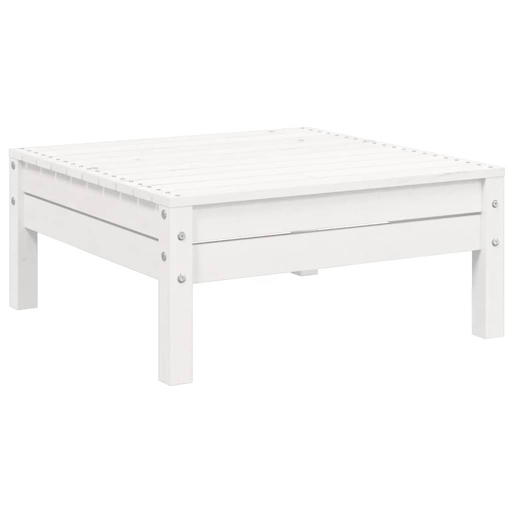 3-delige Loungeset met kussens massief grenenhout wit is nu te koop bij PeponiXL, paradijselijk wonen!