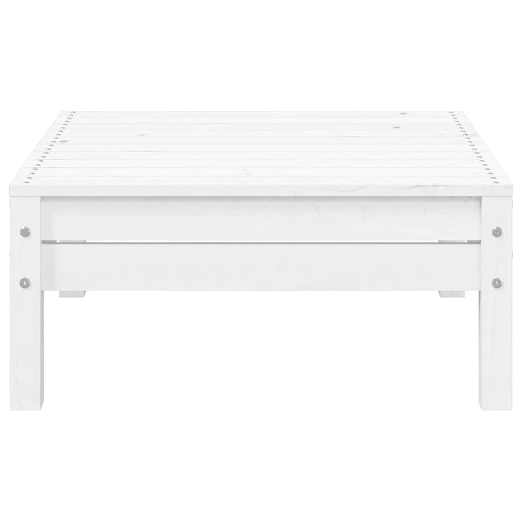 3-delige Loungeset met kussens massief grenenhout wit is nu te koop bij PeponiXL, paradijselijk wonen!