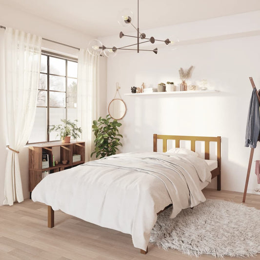 Bedframe massief grenenhout honingbruin 90x200 cm is nu te koop bij PeponiXL, paradijselijk wonen!