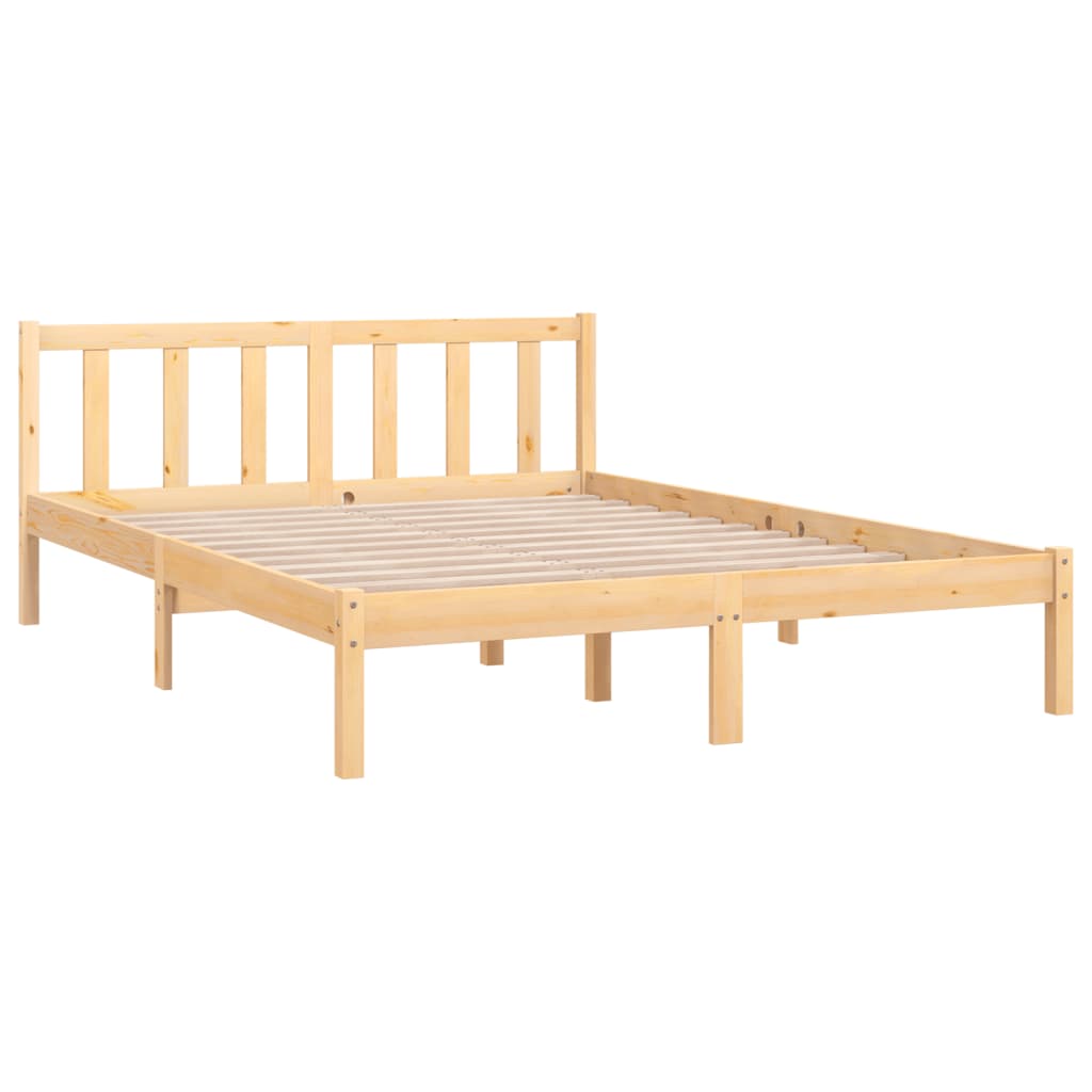 Bedframe massief grenenhout 140x200 cm is nu te koop bij PeponiXL, paradijselijk wonen!