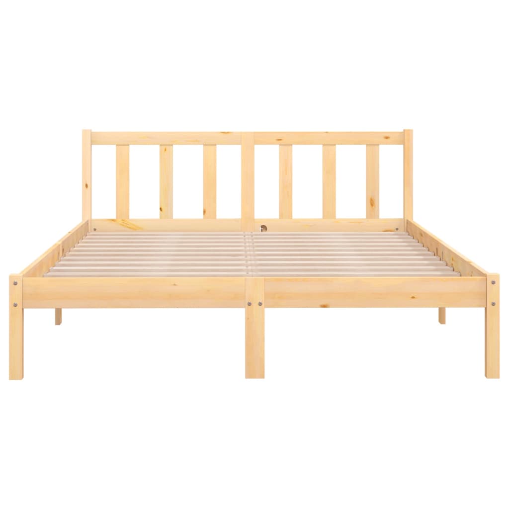Bedframe massief grenenhout 140x200 cm is nu te koop bij PeponiXL, paradijselijk wonen!