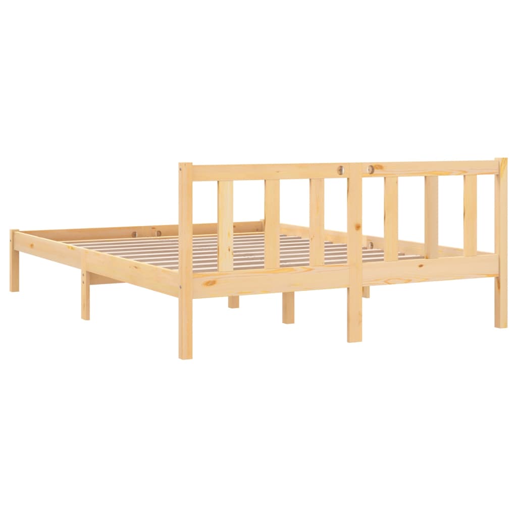 Bedframe massief grenenhout 140x200 cm is nu te koop bij PeponiXL, paradijselijk wonen!