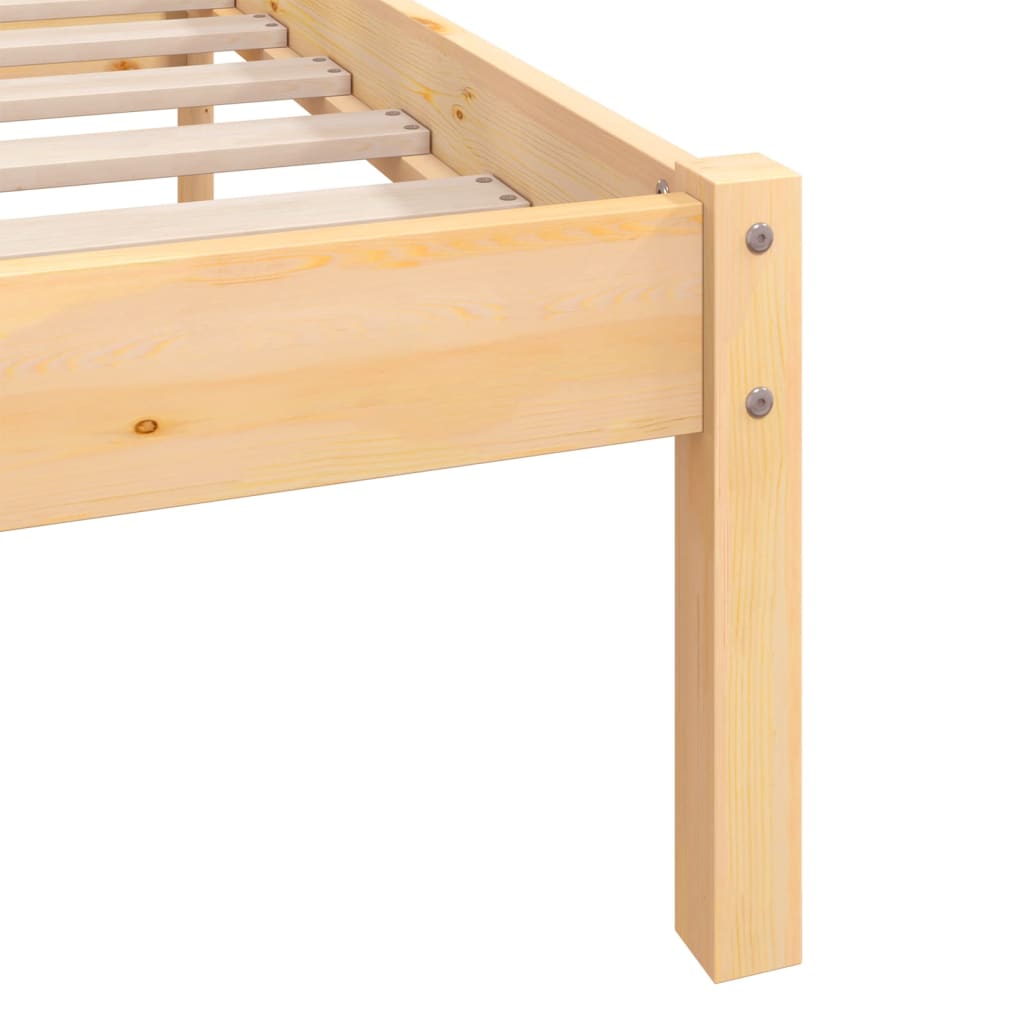 Bedframe massief grenenhout 140x200 cm is nu te koop bij PeponiXL, paradijselijk wonen!
