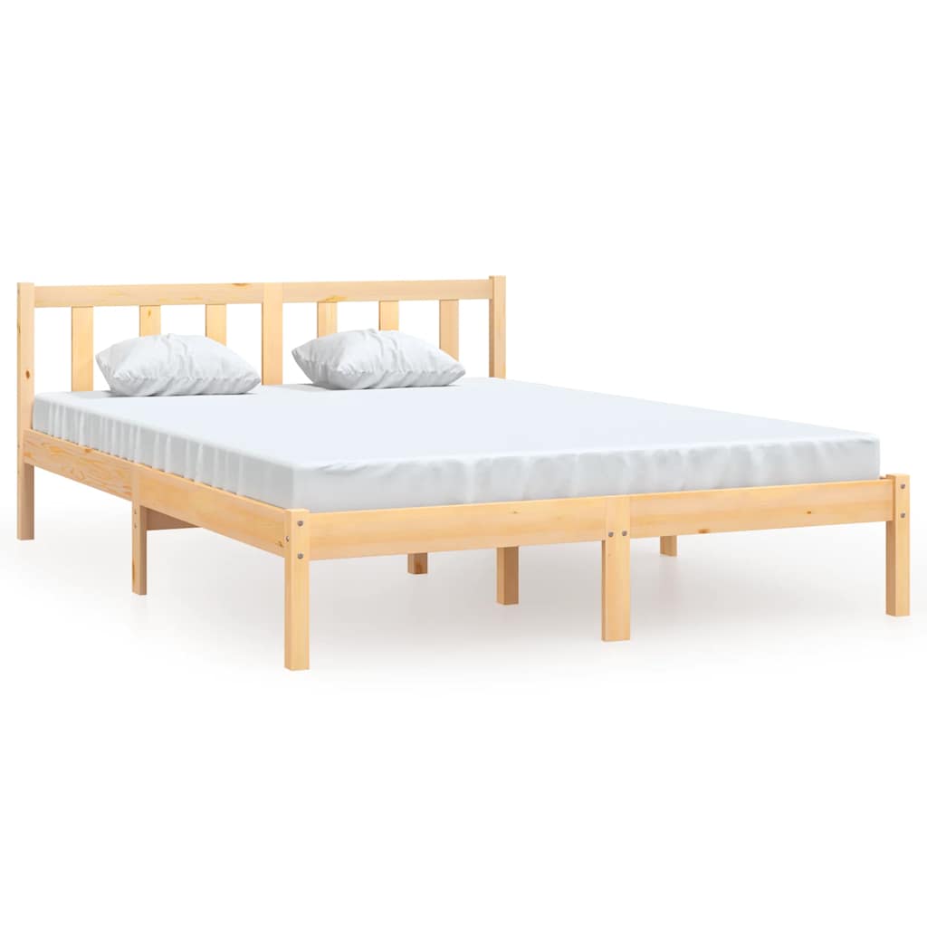 Bedframe massief grenenhout 160x200 cm is nu te koop bij PeponiXL, paradijselijk wonen!