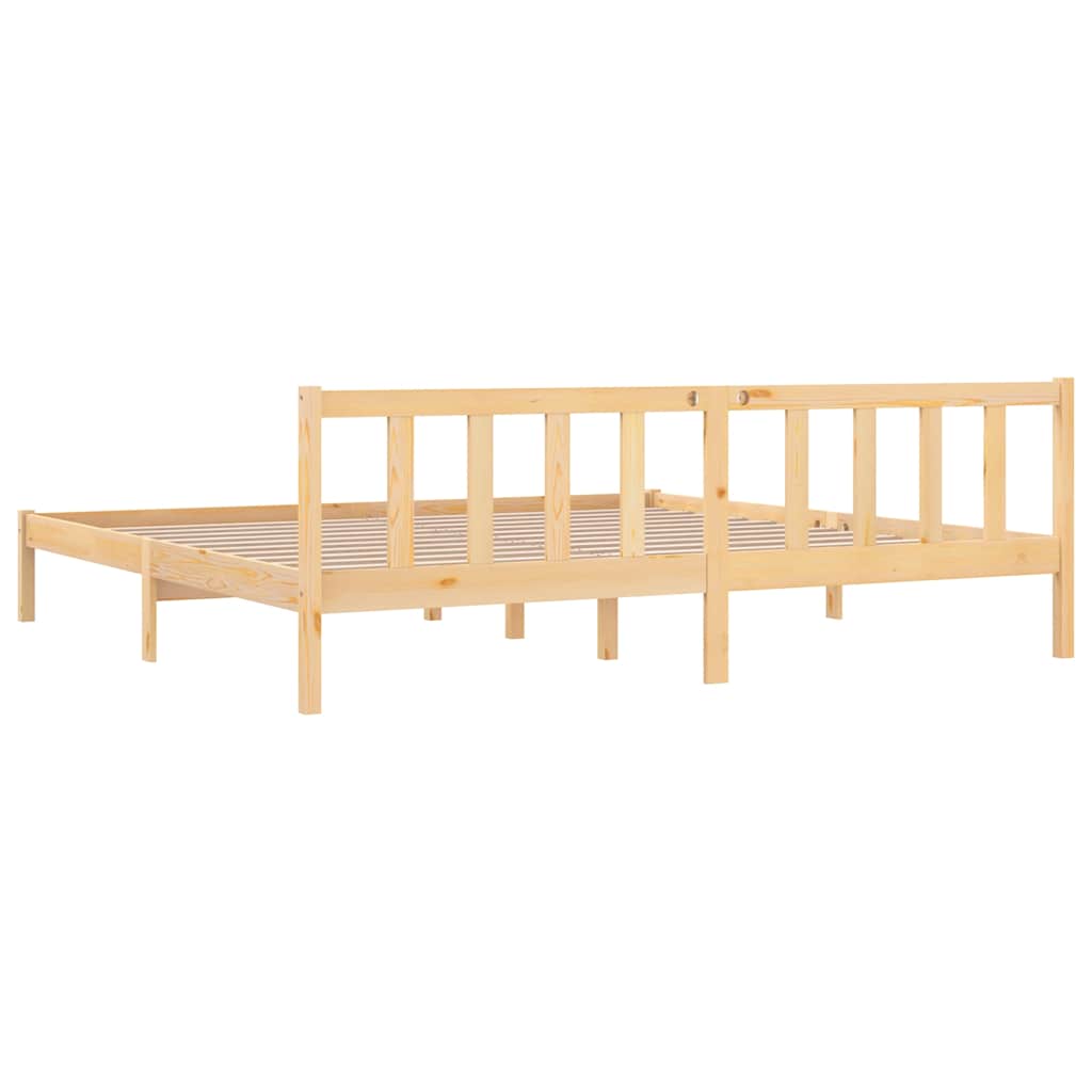 Bedframe massief grenenhout 180x200 cm is nu te koop bij PeponiXL, paradijselijk wonen!