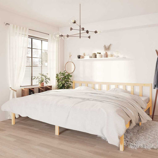 Bedframe massief grenenhout 180x200 cm is nu te koop bij PeponiXL, paradijselijk wonen!