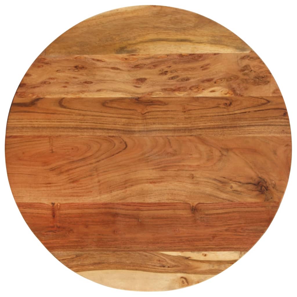 Bijzettafel 60x(42-62) cm massief acaciahout en gietijzer is nu te koop bij PeponiXL, paradijselijk wonen!