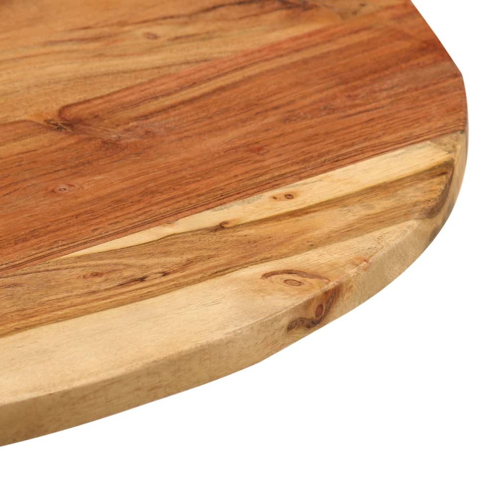 Bijzettafel 60x(42-62) cm massief acaciahout en gietijzer is nu te koop bij PeponiXL, paradijselijk wonen!