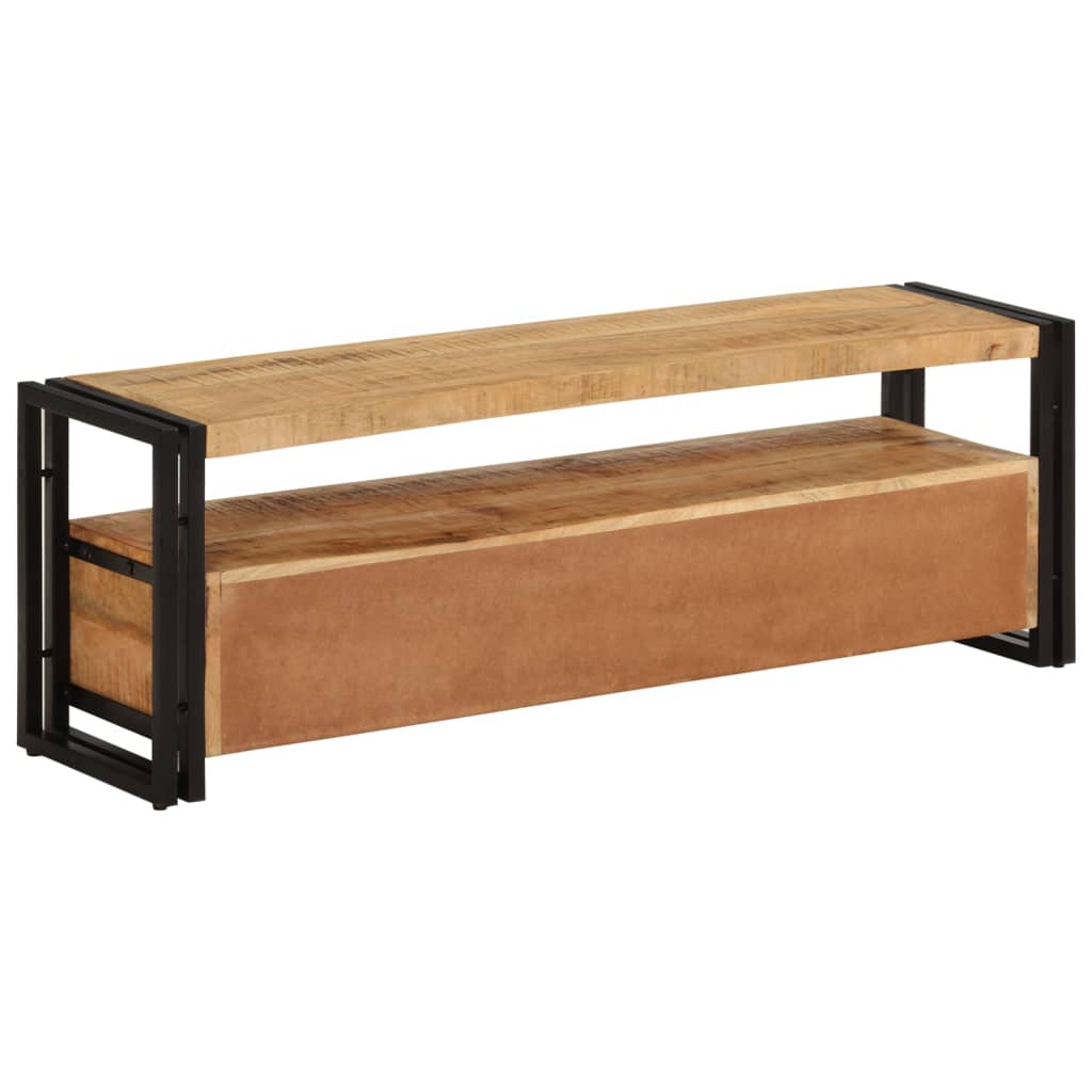Tv-meubel 120x30x40 cm massief mangohout is nu te koop bij PeponiXL, paradijselijk wonen!