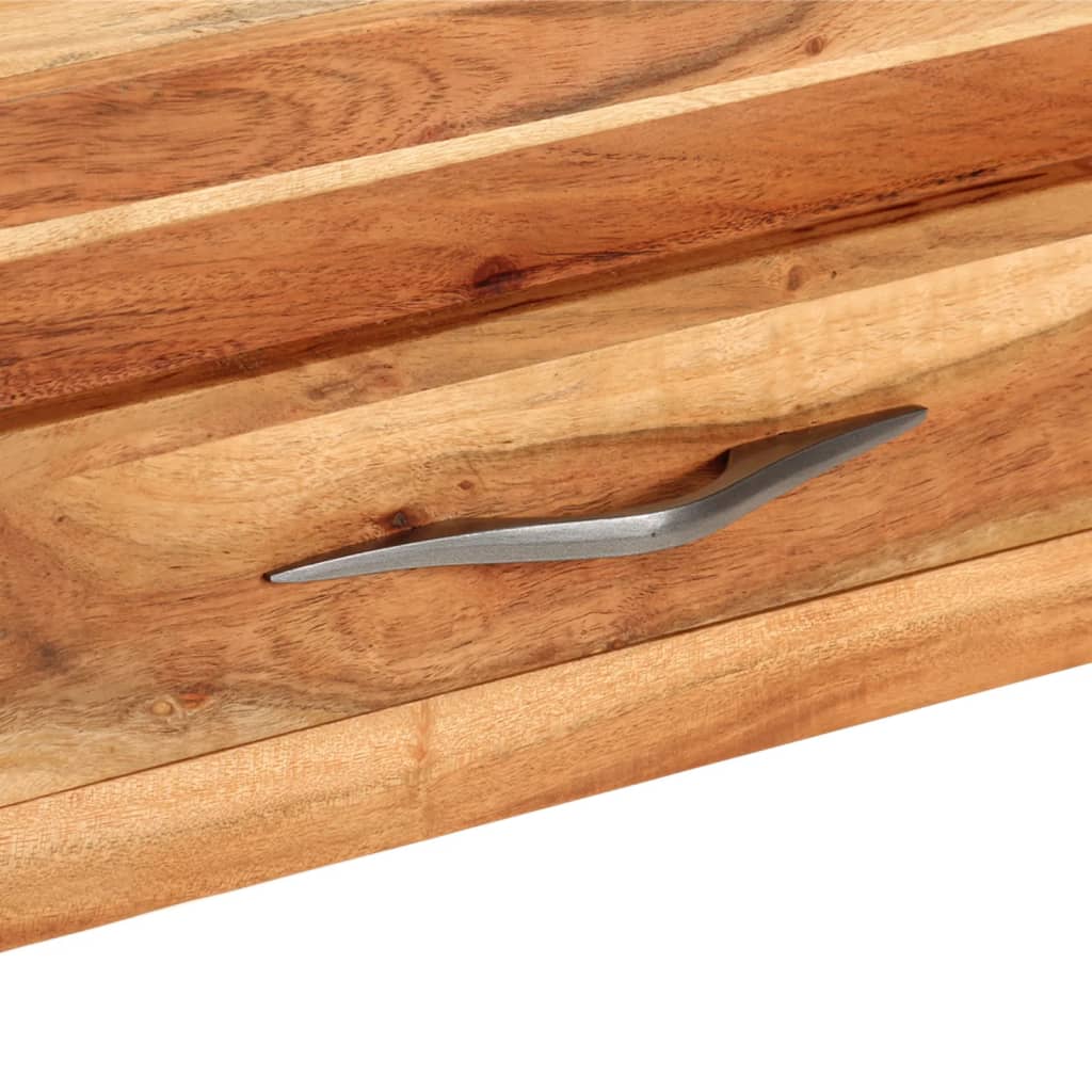 Wandtafel 110x34x74 cm massief acaciahout is nu te koop bij PeponiXL, paradijselijk wonen!