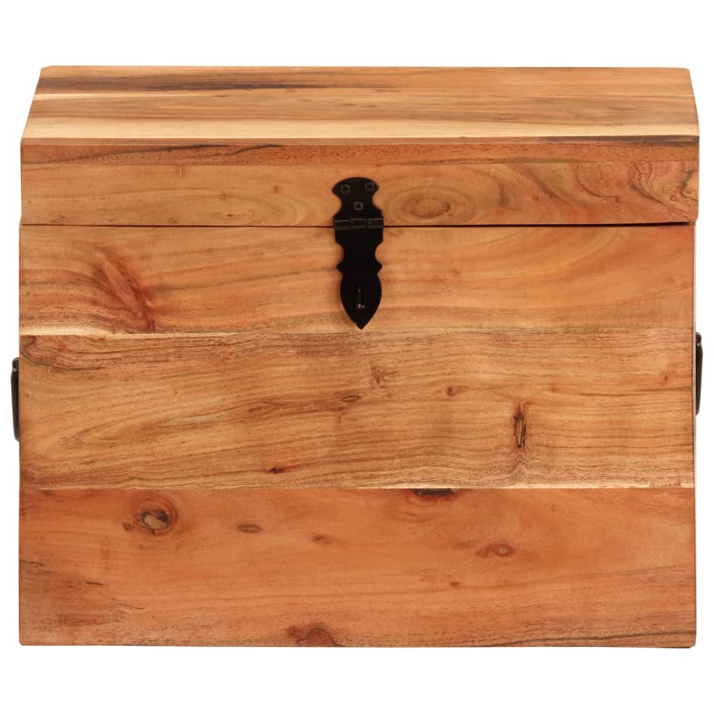 Opbergbox 39x28x31 cm massief acaciahout is nu te koop bij PeponiXL, paradijselijk wonen!