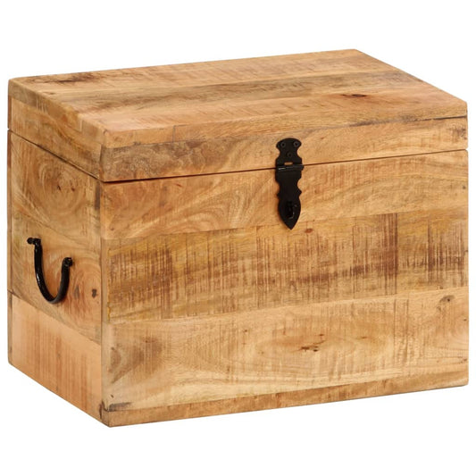 Opbergbox 39x28x31 cm massief mangohout is nu te koop bij PeponiXL, paradijselijk wonen!