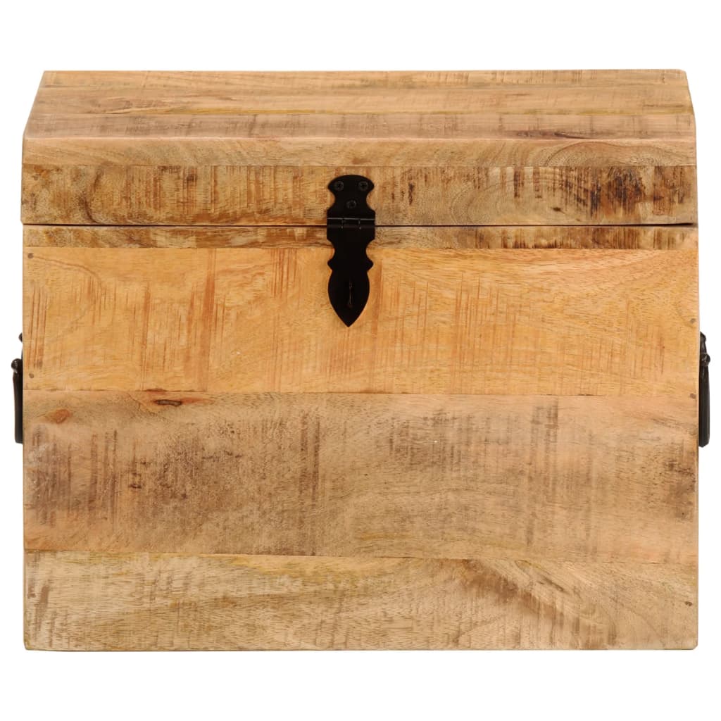 Opbergbox 39x28x31 cm massief mangohout is nu te koop bij PeponiXL, paradijselijk wonen!