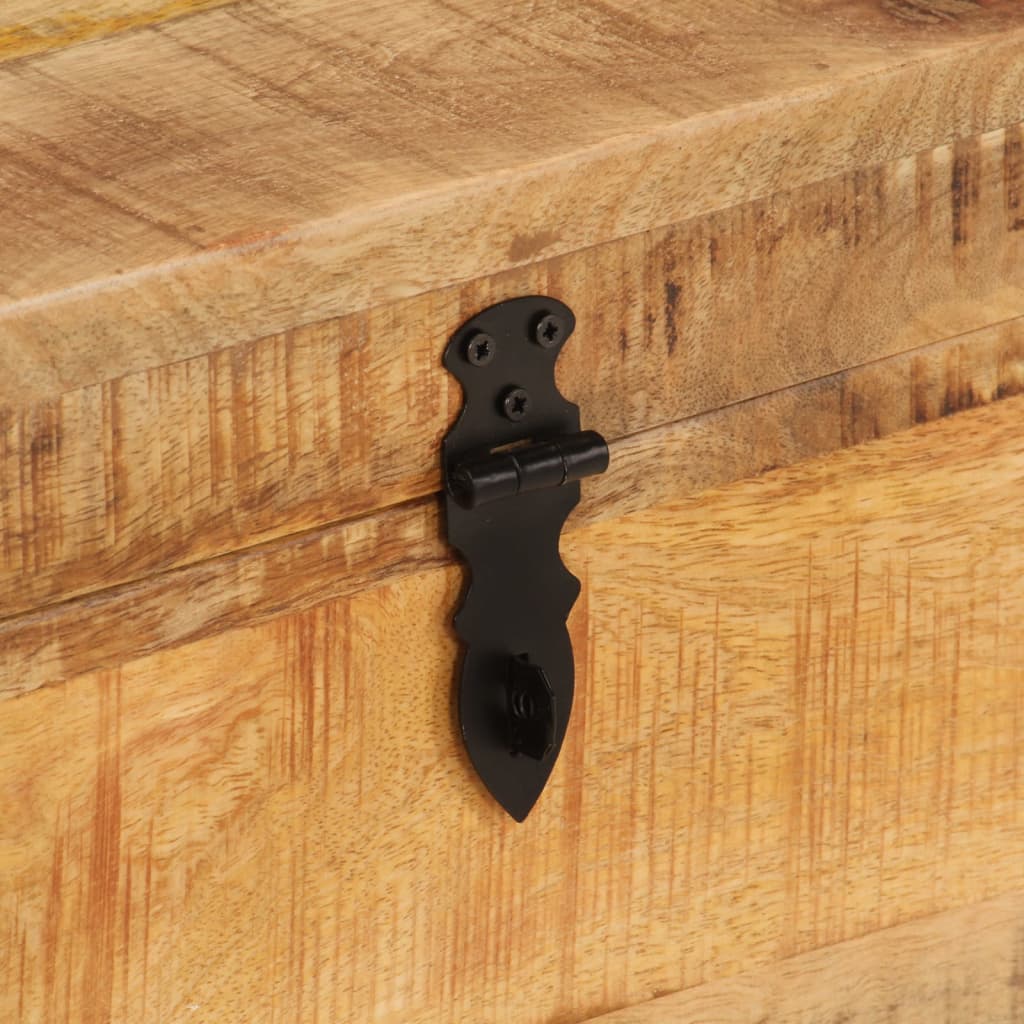 Opbergbox 39x28x31 cm massief mangohout is nu te koop bij PeponiXL, paradijselijk wonen!