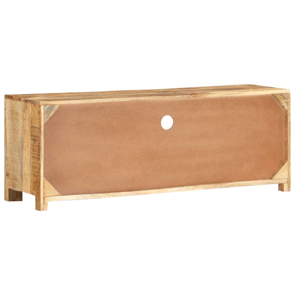 Tv-meubel 110x30x40 cm ruw mangohout is nu te koop bij PeponiXL, paradijselijk wonen!
