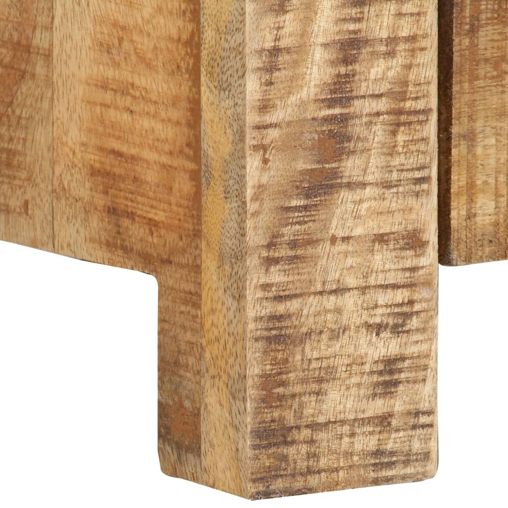 Tv-meubel 110x30x40 cm ruw mangohout is nu te koop bij PeponiXL, paradijselijk wonen!