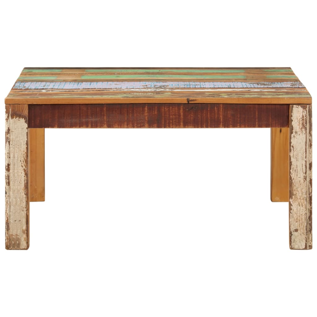 Salontafel 80x80x40 cm massief gerecycled hout is nu te koop bij PeponiXL, paradijselijk wonen!