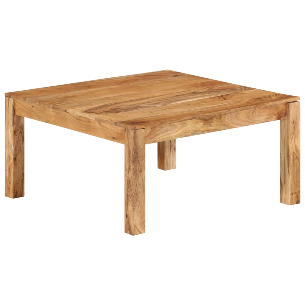 Salontafel 80x80x40 cm massief acaciahout is nu te koop bij PeponiXL, paradijselijk wonen!