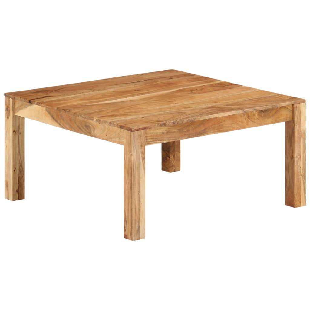 Salontafel 80x80x40 cm massief acaciahout is nu te koop bij PeponiXL, paradijselijk wonen!