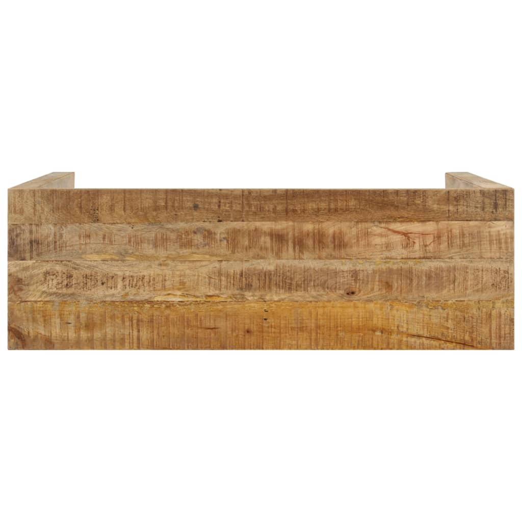 Wandtafel 110x35x76 cm ruw mangohout is nu te koop bij PeponiXL, paradijselijk wonen!