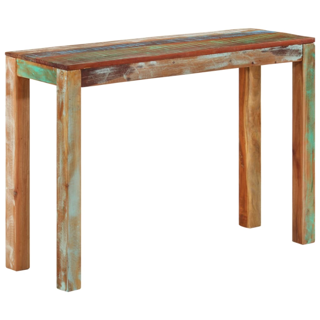 Wandtafel 110x35x76 cm massief gerecycled hout is nu te koop bij PeponiXL, paradijselijk wonen!