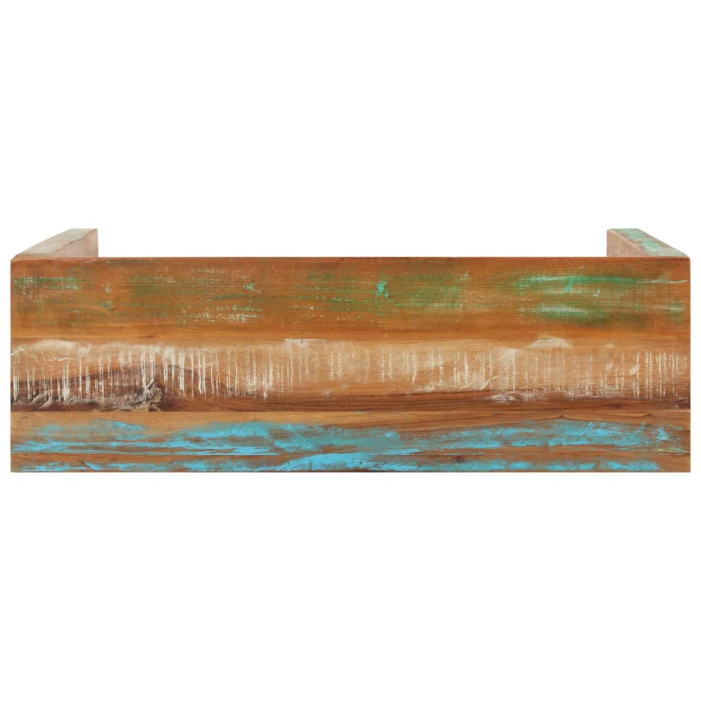 Wandtafel 110x35x76 cm massief gerecycled hout is nu te koop bij PeponiXL, paradijselijk wonen!