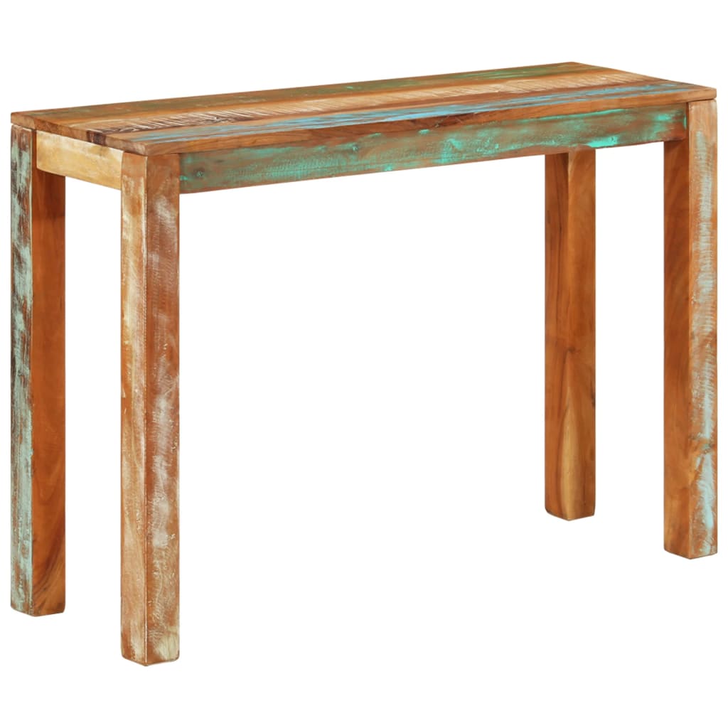 Wandtafel 110x35x76 cm massief gerecycled hout is nu te koop bij PeponiXL, paradijselijk wonen!