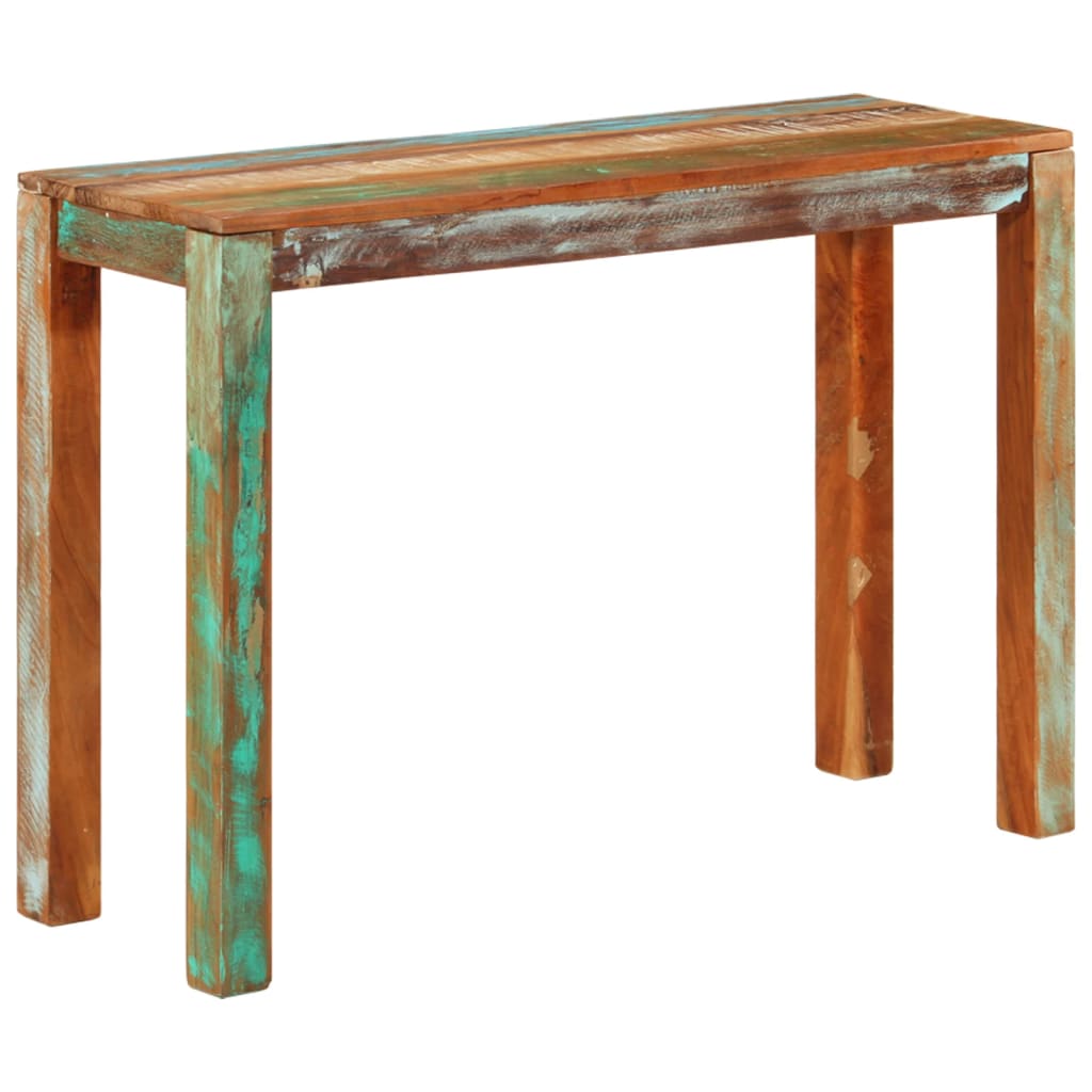 Wandtafel 110x35x76 cm massief gerecycled hout is nu te koop bij PeponiXL, paradijselijk wonen!