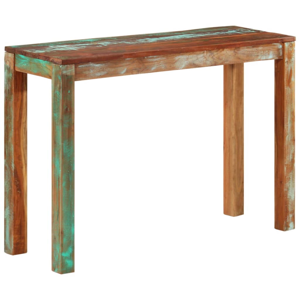 Wandtafel 110x35x76 cm massief gerecycled hout is nu te koop bij PeponiXL, paradijselijk wonen!