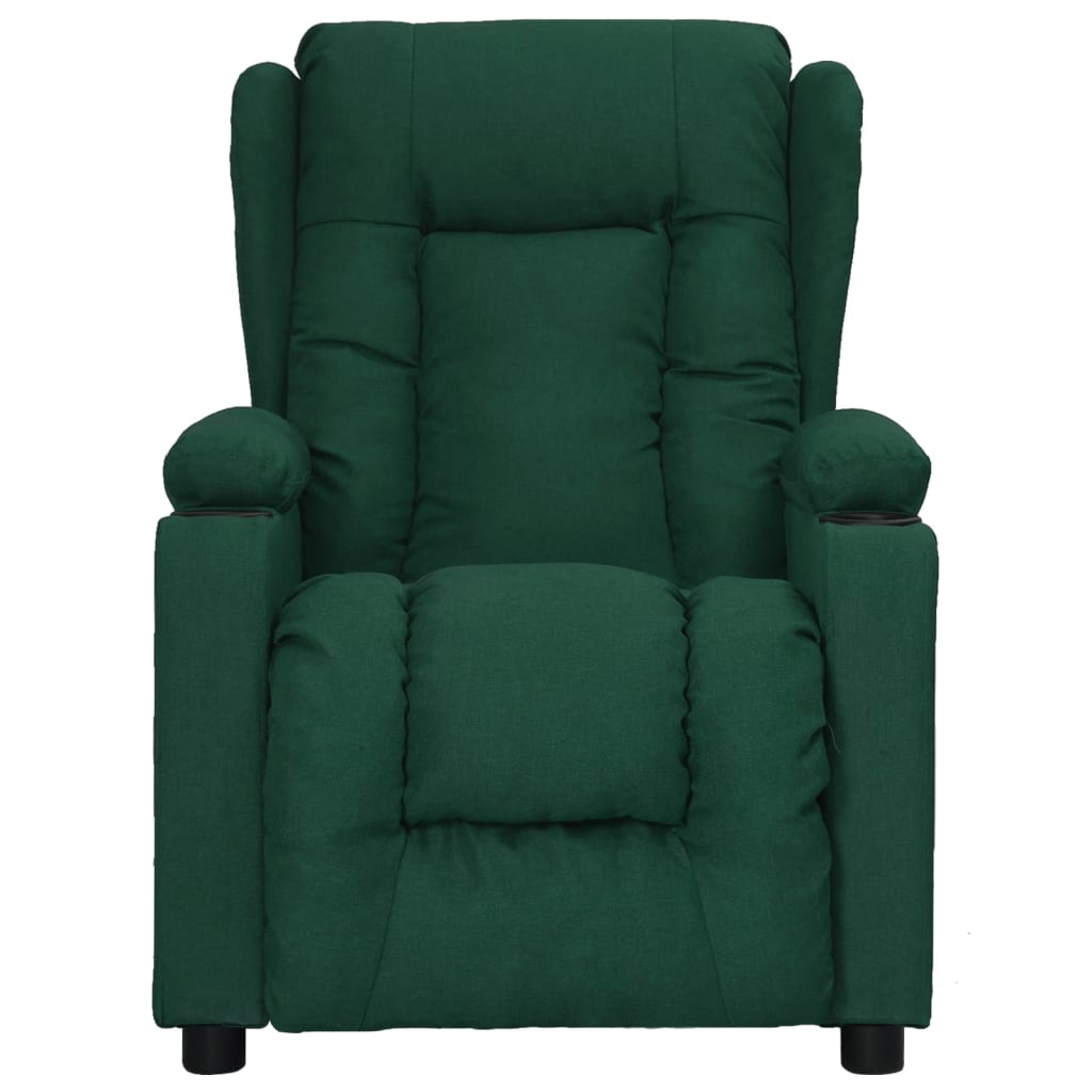 Fauteuil verstelbaar stof donkergroen is nu te koop bij PeponiXL, paradijselijk wonen!
