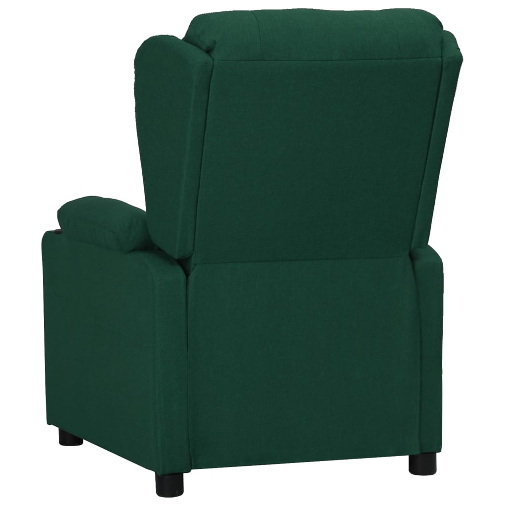 Fauteuil verstelbaar stof donkergroen is nu te koop bij PeponiXL, paradijselijk wonen!