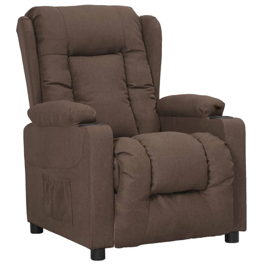 Fauteuil verstelbaar stof taupe is nu te koop bij PeponiXL, paradijselijk wonen!