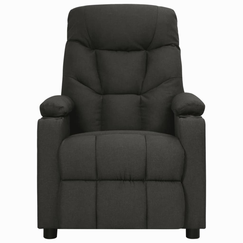 Fauteuil verstelbaar stof zwart is nu te koop bij PeponiXL, paradijselijk wonen!