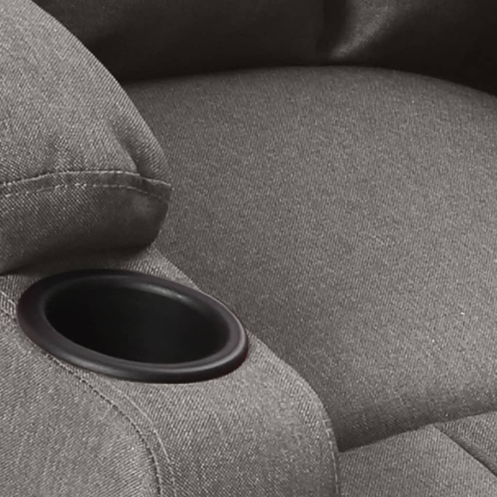 Massagestoel stof lichtgrijs is nu te koop bij PeponiXL, paradijselijk wonen!