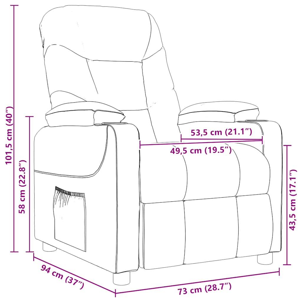 Massagestoel stof lichtgrijs is nu te koop bij PeponiXL, paradijselijk wonen!
