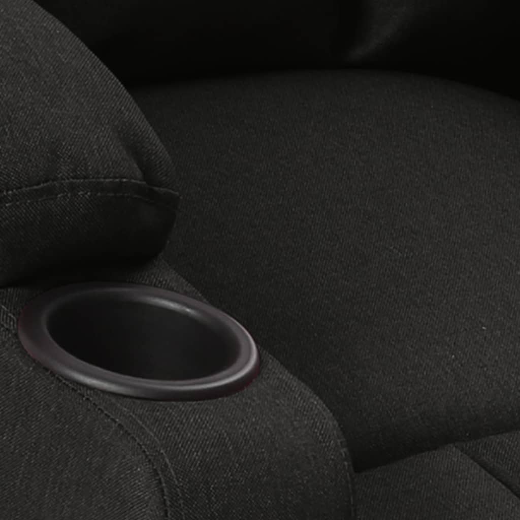 Massagestoel stof zwart is nu te koop bij PeponiXL, paradijselijk wonen!