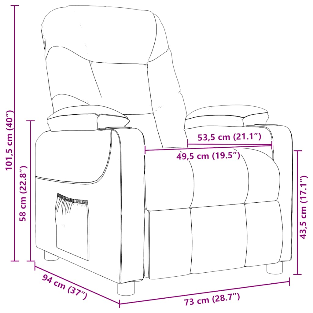 Massagestoel stof wijnrood is nu te koop bij PeponiXL, paradijselijk wonen!