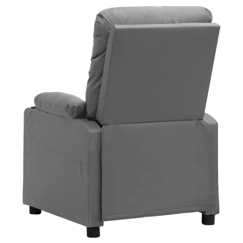 Massagestoel kunstleer grijs is nu te koop bij PeponiXL, paradijselijk wonen!