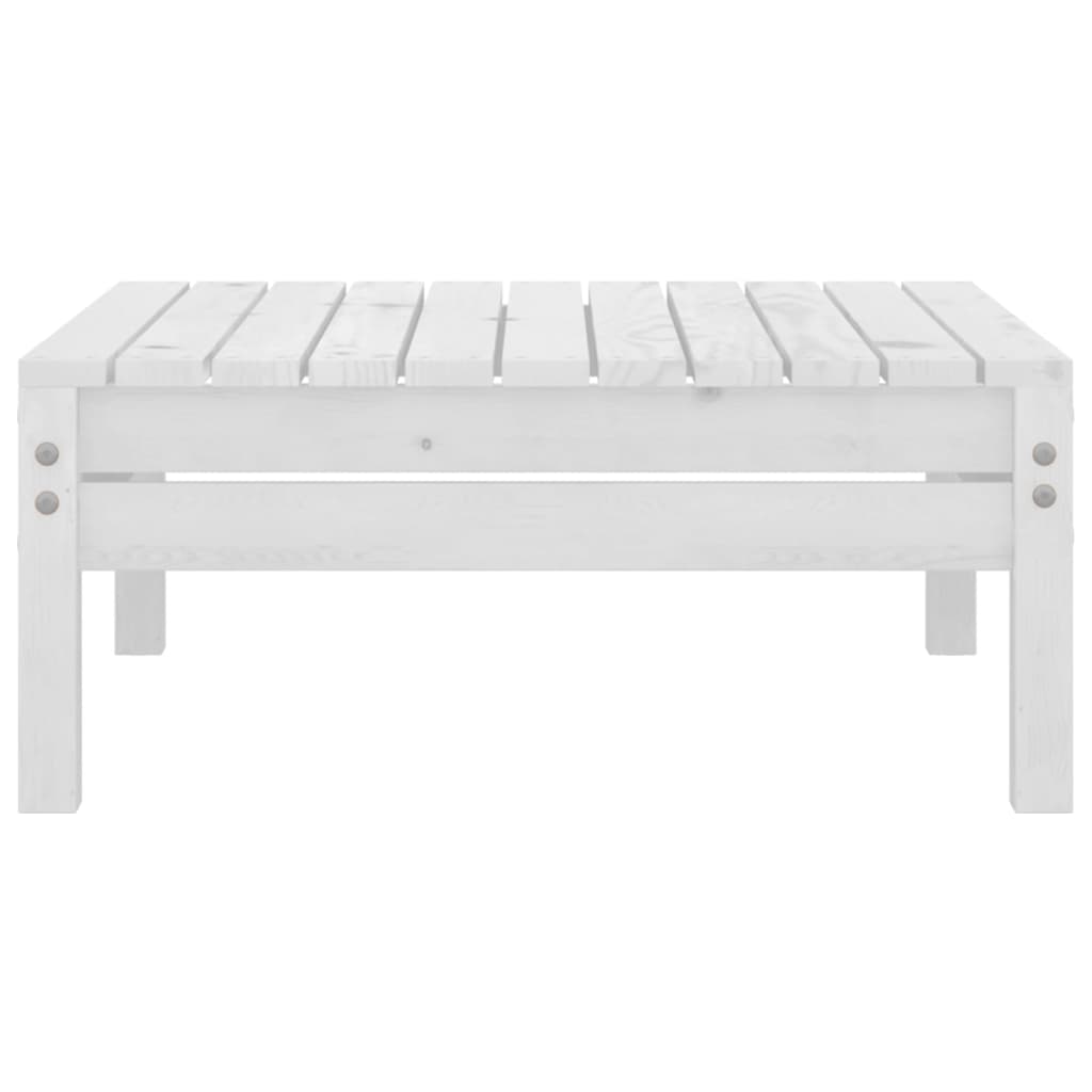 9-delige Loungeset massief grenenhout wit is nu te koop bij PeponiXL, paradijselijk wonen!