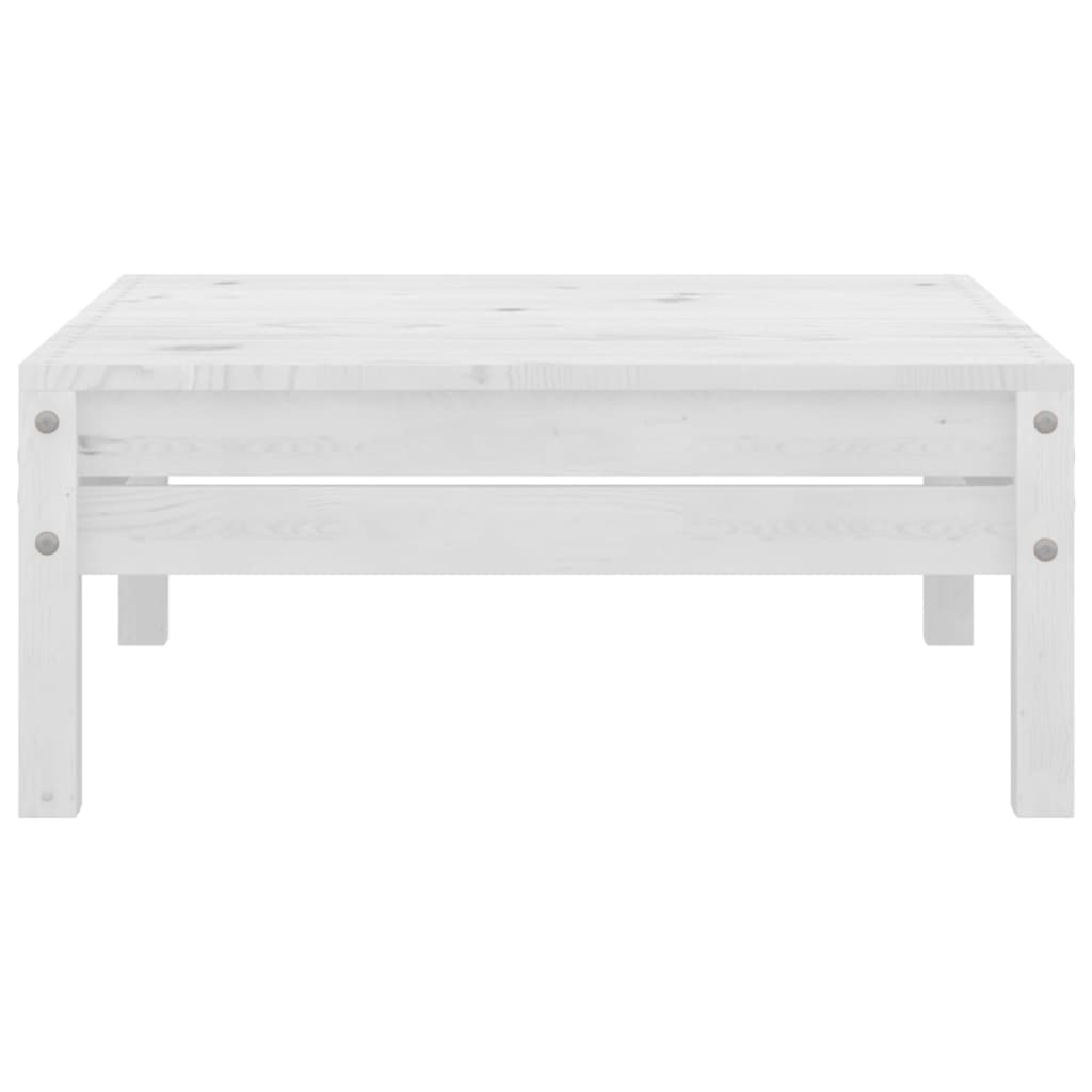 9-delige Loungeset massief grenenhout wit is nu te koop bij PeponiXL, paradijselijk wonen!