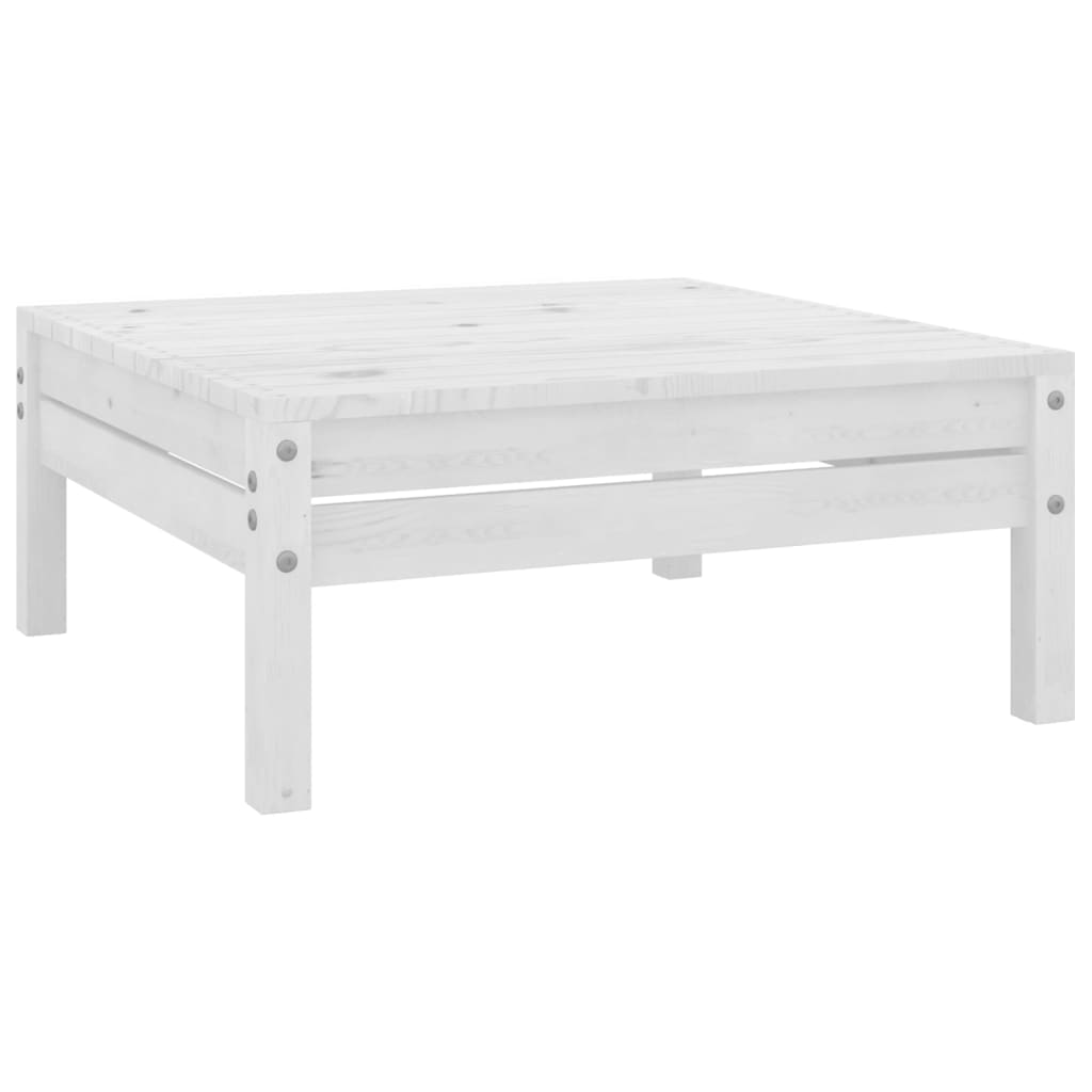 8-delige Loungeset massief grenenhout wit is nu te koop bij PeponiXL, paradijselijk wonen!