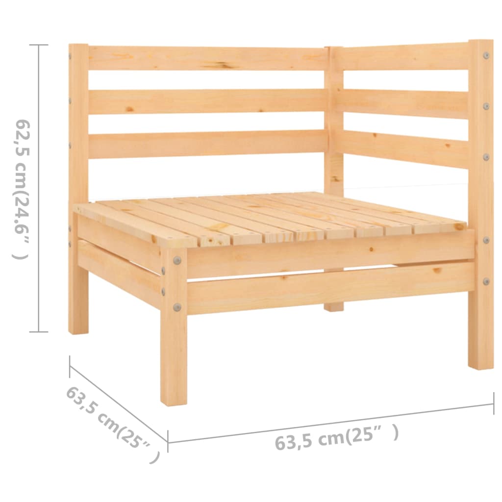 8-delige Loungeset massief grenenhout is nu te koop bij PeponiXL, paradijselijk wonen!
