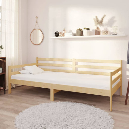 Slaapbank met matras massief grenenhout 90x200 cm is nu te koop bij PeponiXL, paradijselijk wonen!
